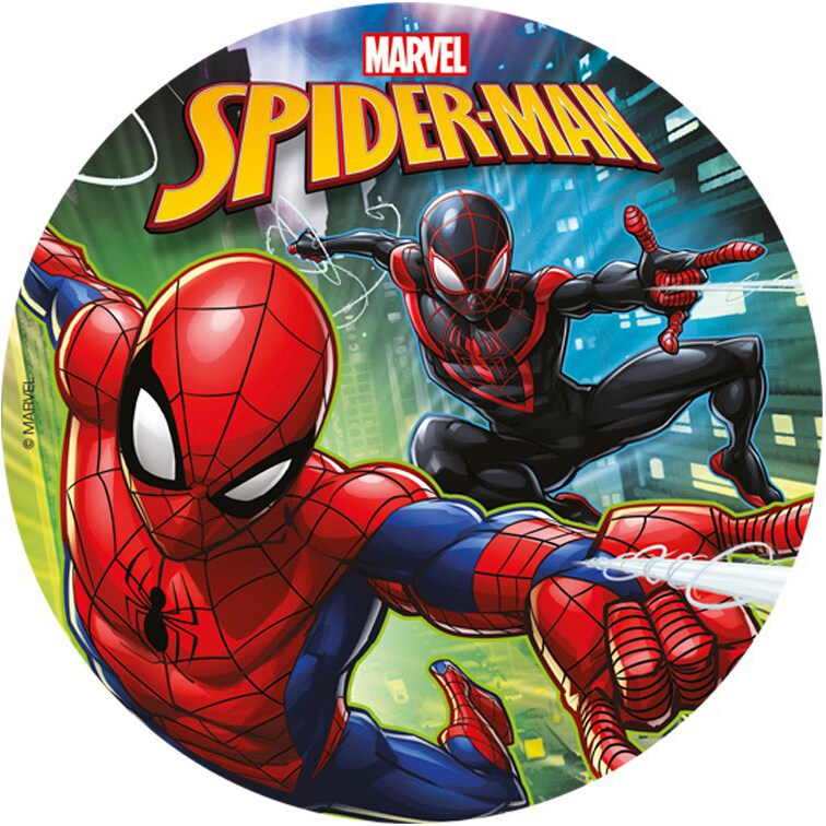 Tortenaufleger Spiderman - Zuckerfreier Fondant 20 cm