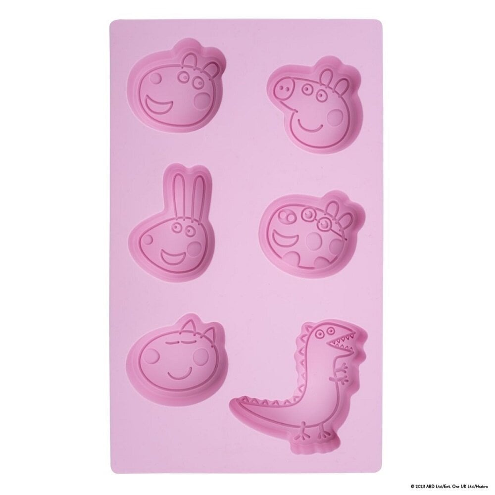 Peppa Wutz - Silikonform Peppa mit Freunden