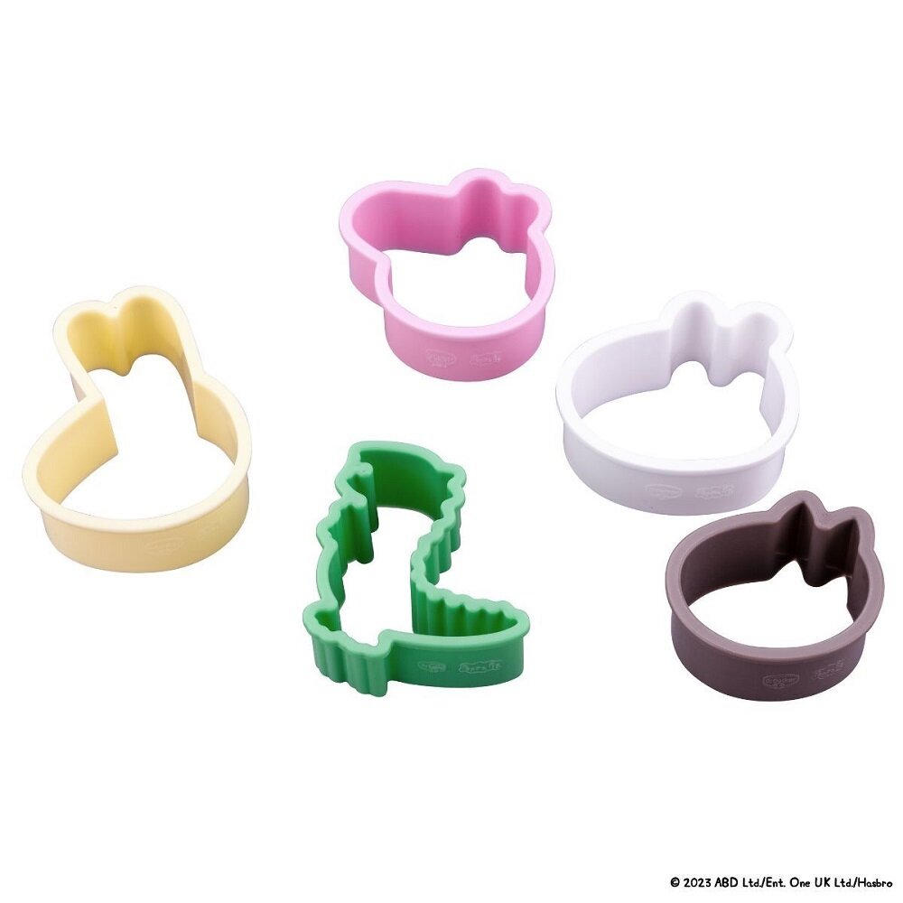 Peppa Wutz - Ausstechform Peppa mit Freunden 5er-Pack