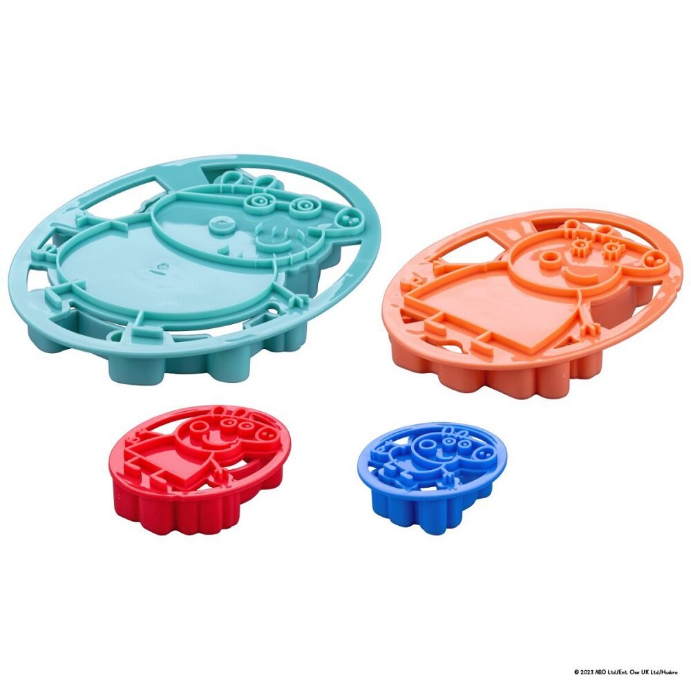 Peppa Wutz - Ausstechformen Peppa mit Familie 4er-Pack