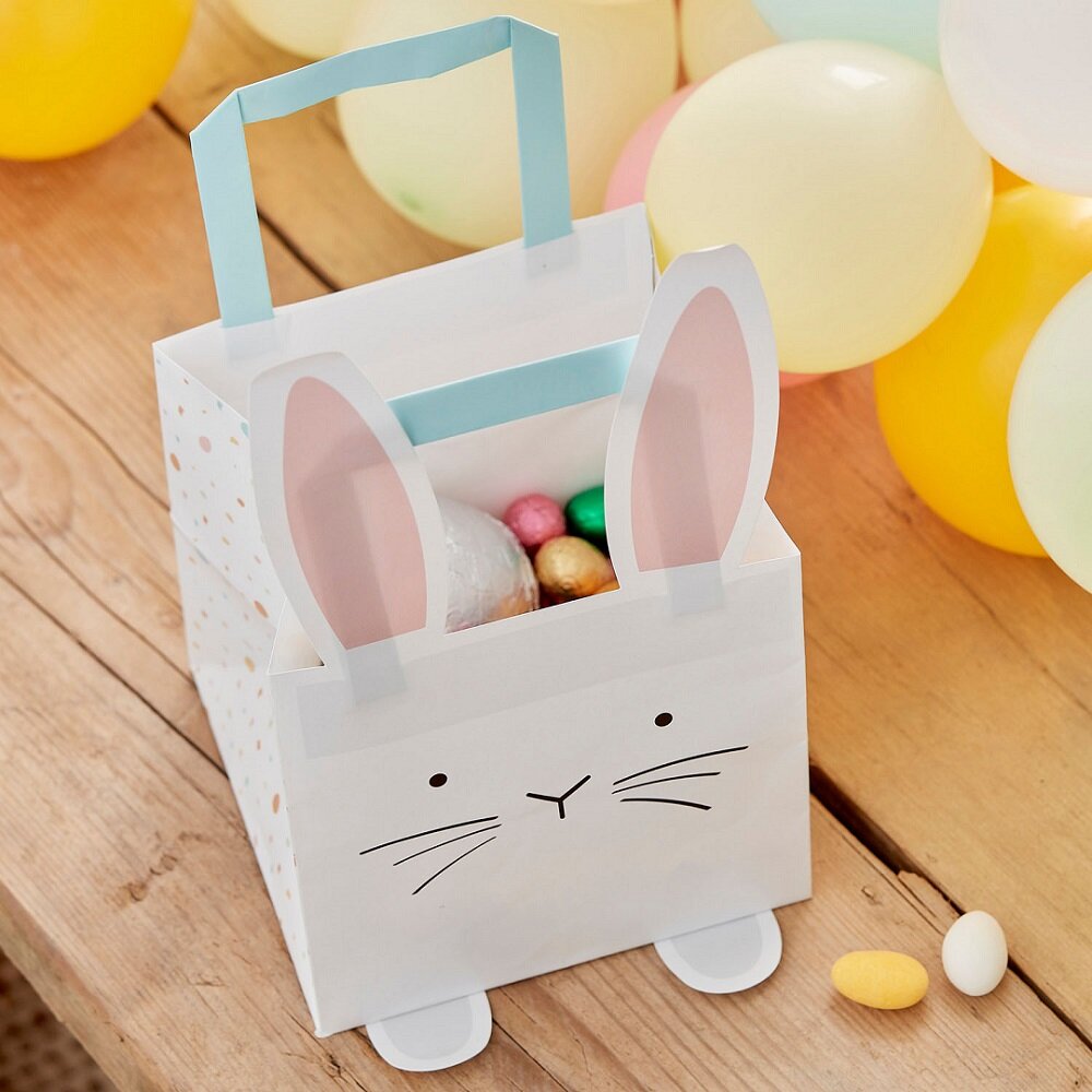 Partytüten Osterhase 5er-Pack