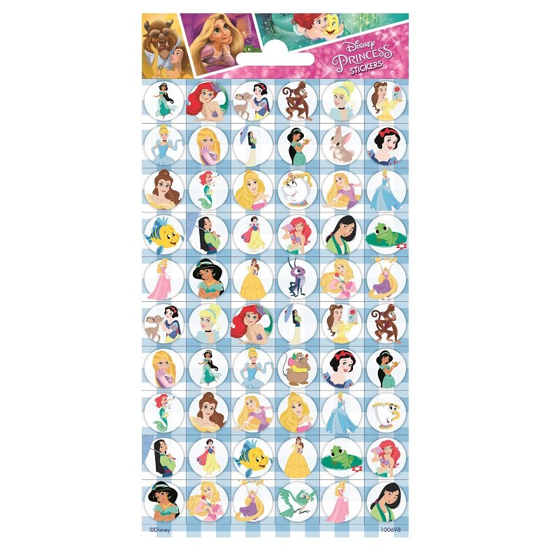 Disney Prinzessinnen - Sticker 60er-Pack