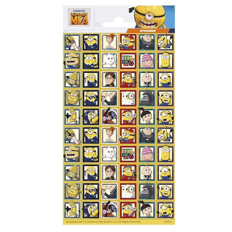 Minions - Sticker im 60er-Pack