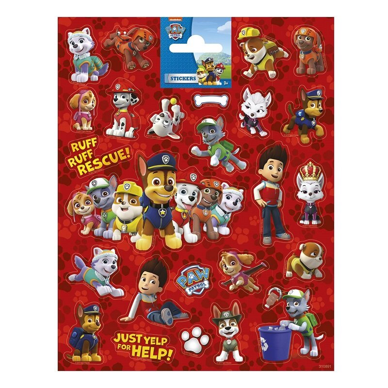 Paw Patrol - Sticker im 24er-Pack