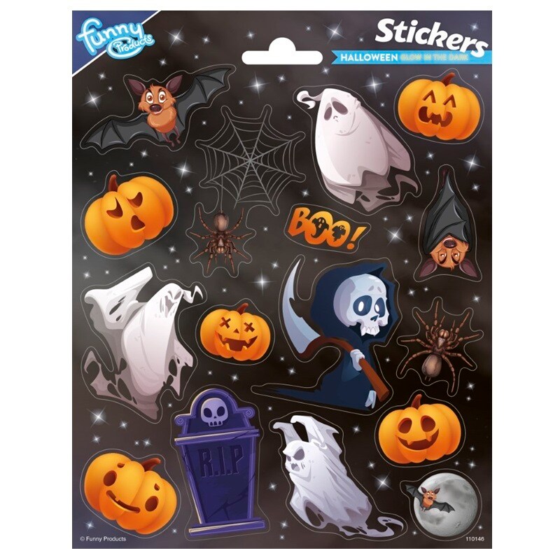 Halloween Sticker Glow in the dark