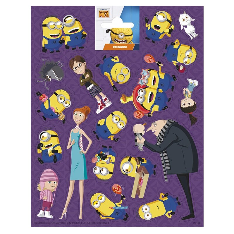 Die Minions - Sticker im 19er-Pack