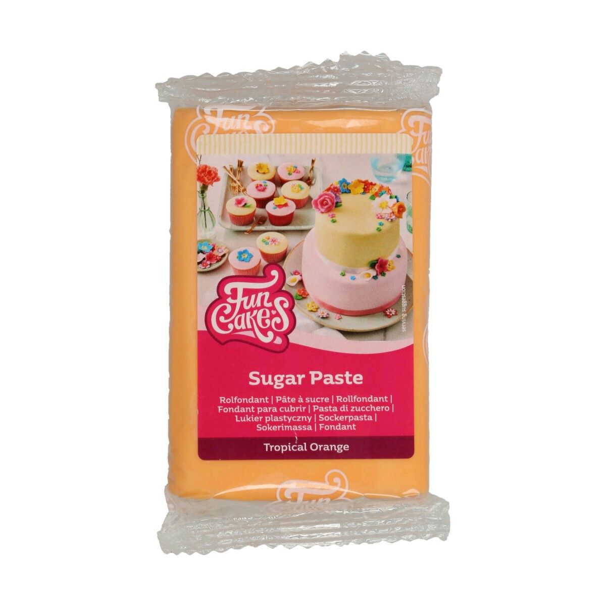 FunCakes - Rollfondant Tropical Orange 250 g