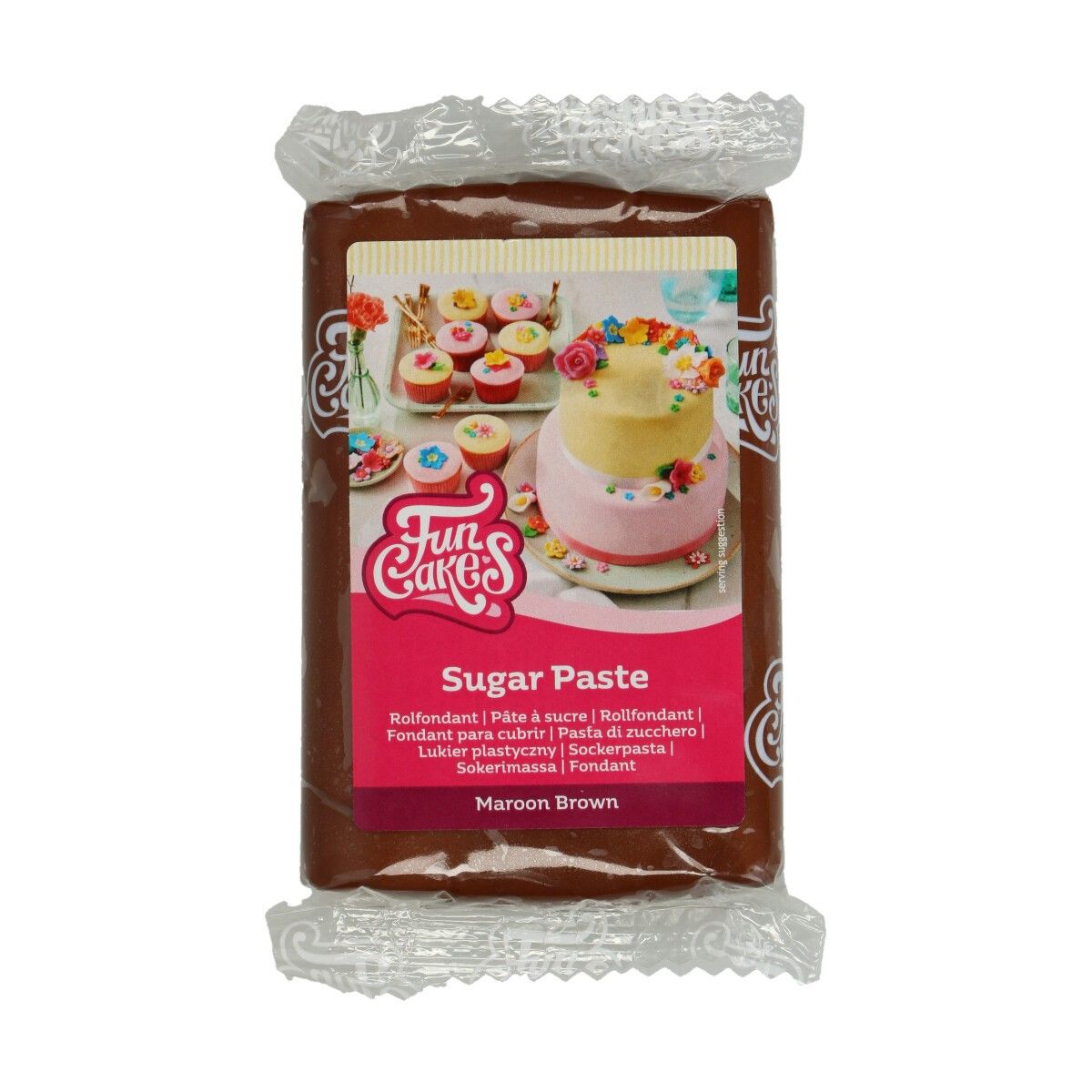 FunCakes - Rollfondant Maroon Brown 250 g