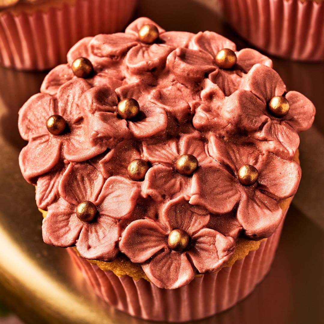 FunCakes - Glitzernder Fondant in Roségold 250 Gramm