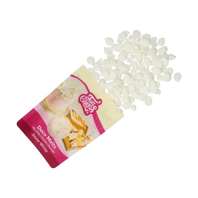 FunCakes - Deco Melts Schneeweiß 250 g