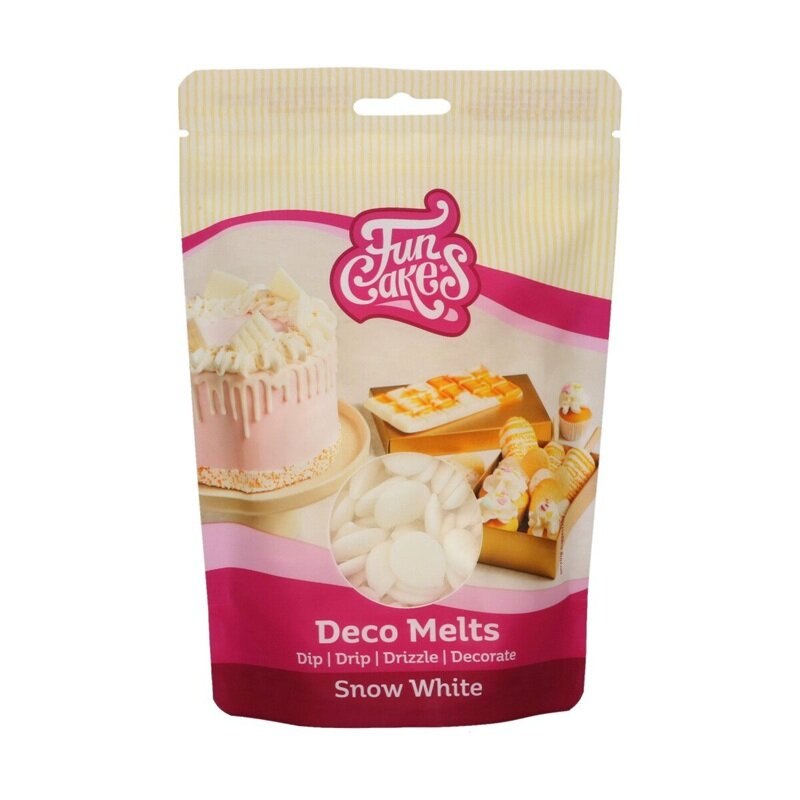 FunCakes - Deco Melts Schneeweiß 250 g