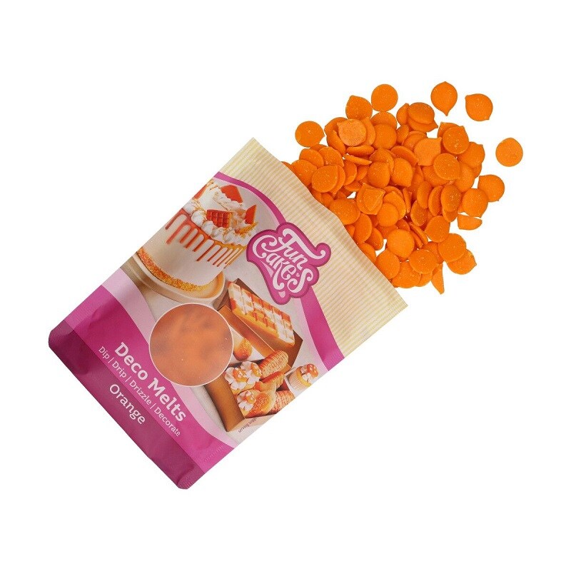 FunCakes - Deco Melts Orange 250 g