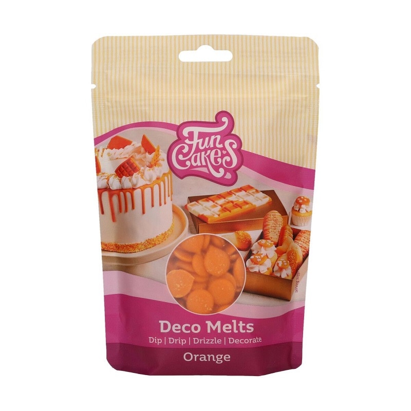 FunCakes - Deco Melts Orange 250 g