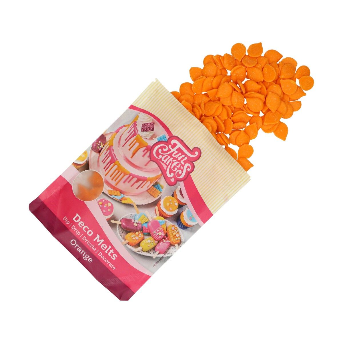 FunCakes - Deco Melts Orange 250 g