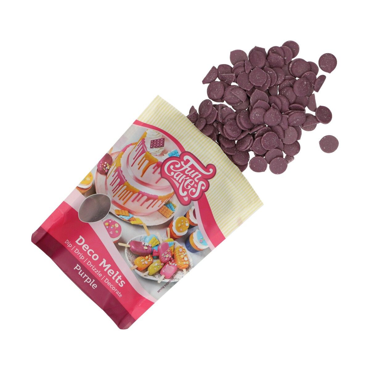 FunCakes - Deco Melts Lila 250 g