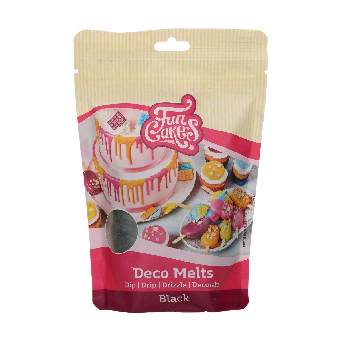 FunCakes - Deco Melts Schwarz 250 g