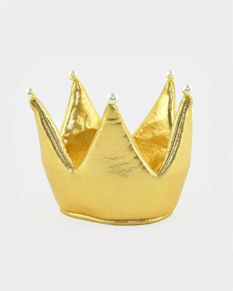 Maskenzubehör - Prinzessinnenkrone Gold