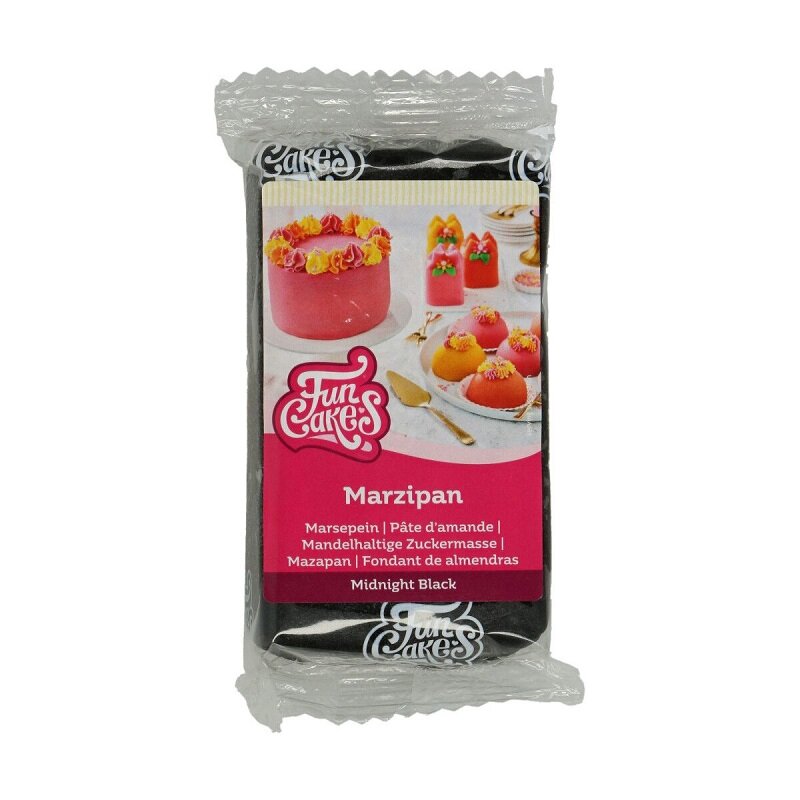 FunCakes - Marzipan Midnight Black 250 g