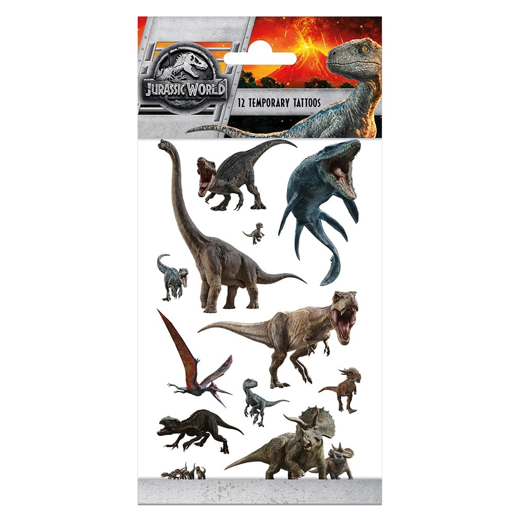 Jurassic World - Tattoos 12er-Pack