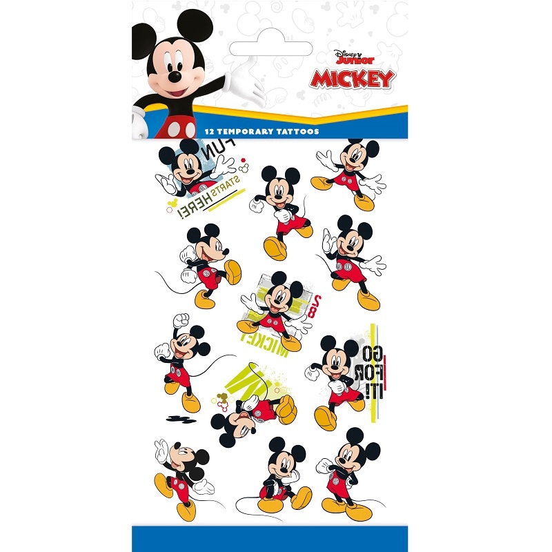 Tattoos - Mickey Maus 12er Pack