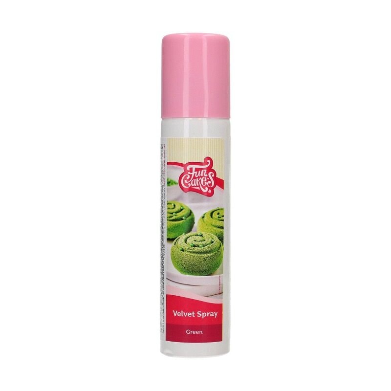 FunCakes - Samt-Spray Grün 100 ml