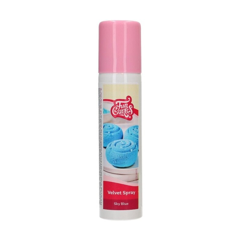 FunCakes - Samt-Spray Himmelblau 100 ml