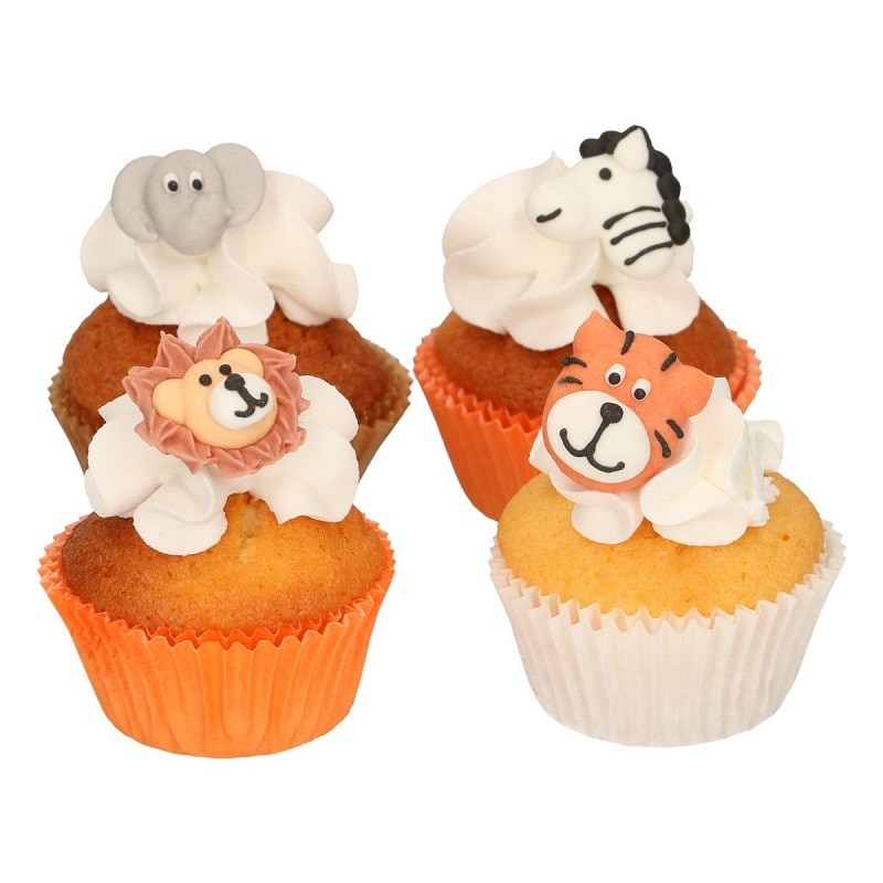 FunCakes - Zuckerdekorationen Safaritiere 12er Pack