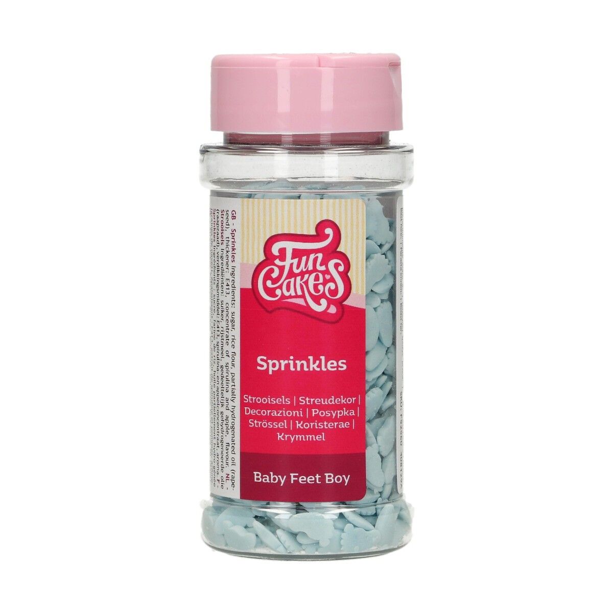 FunCakes - Streusel Baby-Füßchen Blau 55 g