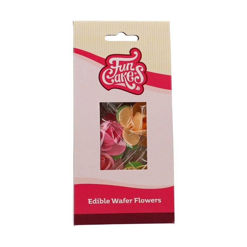 FunCakes - Essbare Oblatenblumen, Kamelie 5er-Pack