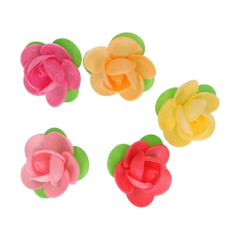 FunCakes - Essbare Oblatenblumen, Kamelie 5er-Pack