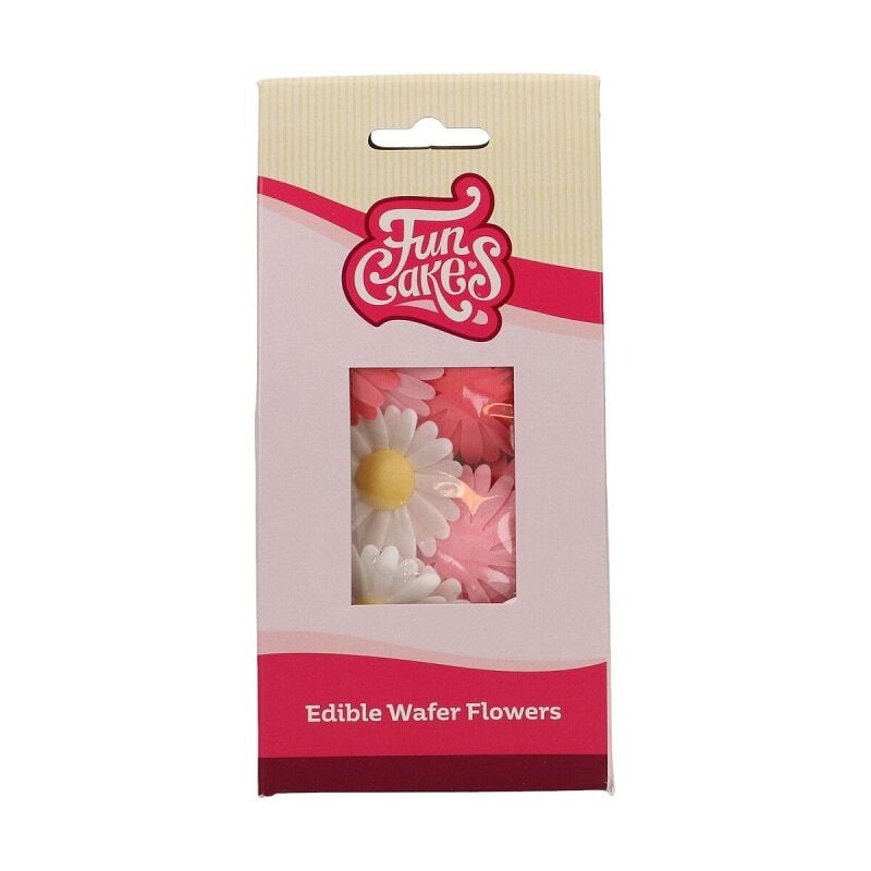 FunCakes - Essbare Oblatenblumen, Gänseblümchen 13er-Pack