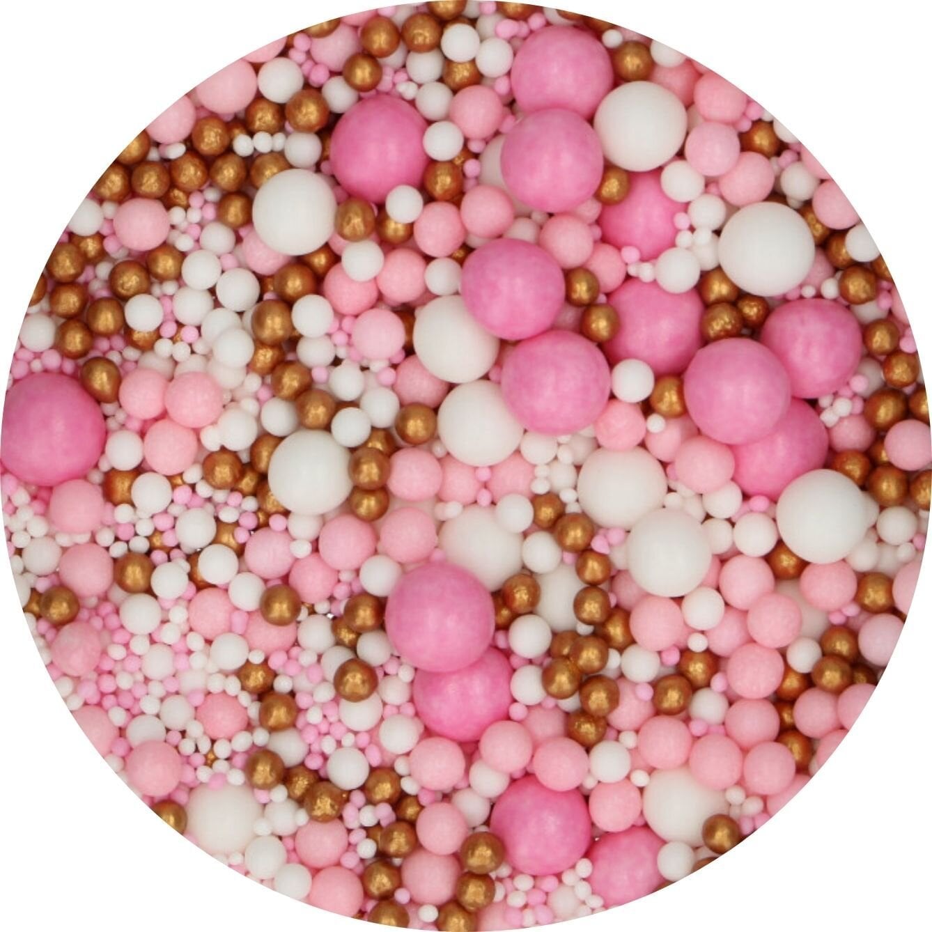 FunCakes Soft Pearls Rosa Mix 80 Gramm