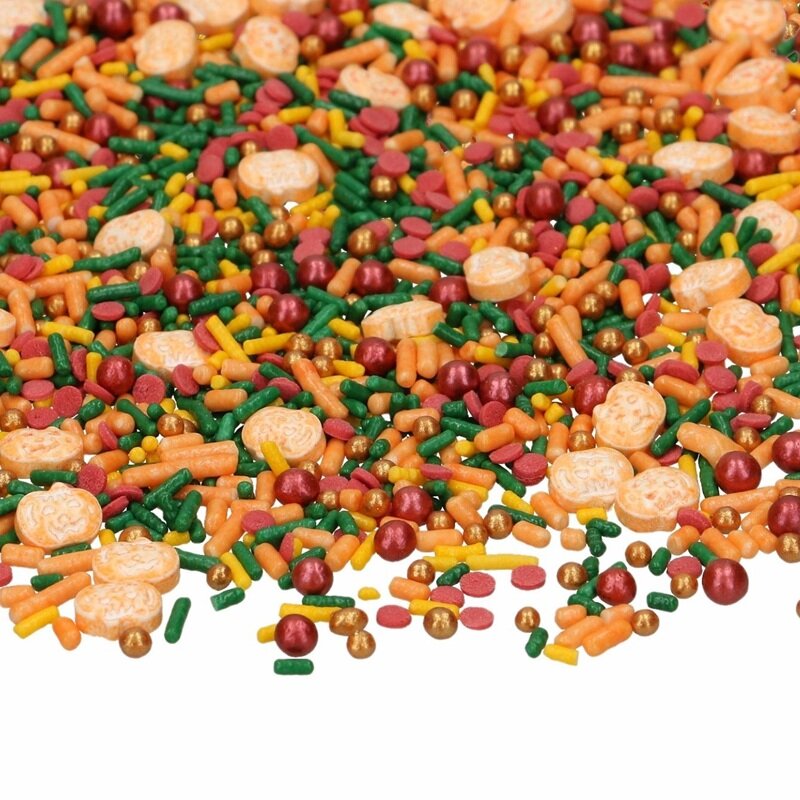 FunCakes Halloween Streusel Pumpkin Glow 70 Gramm