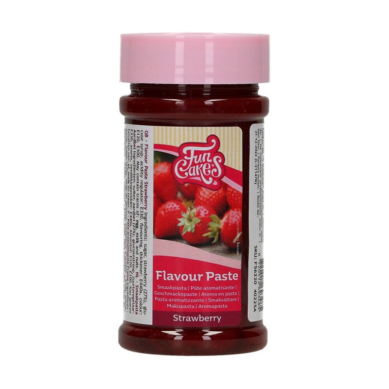 FunCakes - Geschmackpaste Erdbeere 120 g