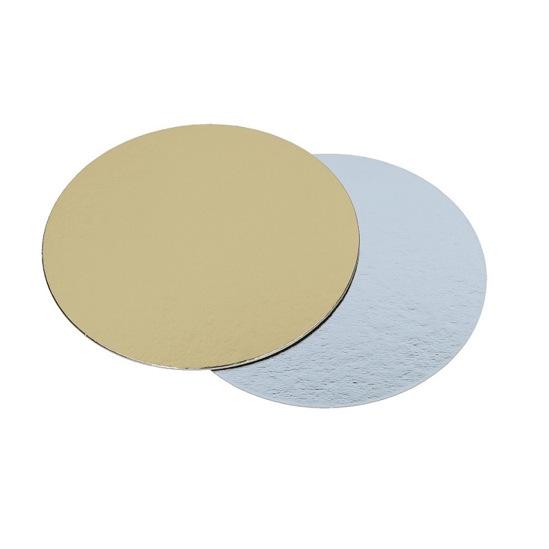 FunCakes - Tortenunterlagen Silber und Gold 20 cm 3er-Pack
