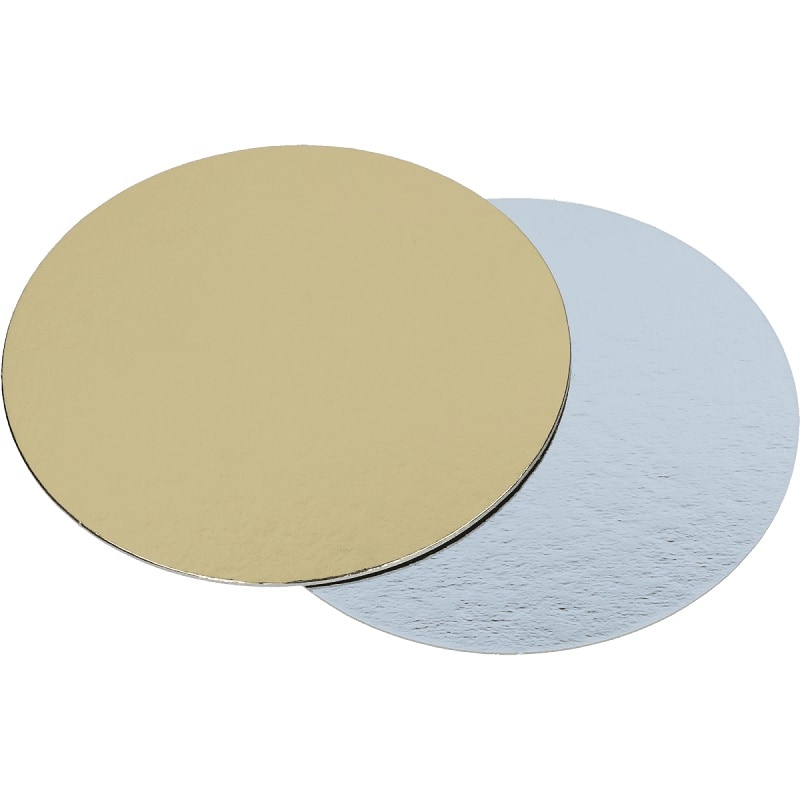 FunCakes - Tortenunterlage Silber und Gold 30 cm 3er-Pack