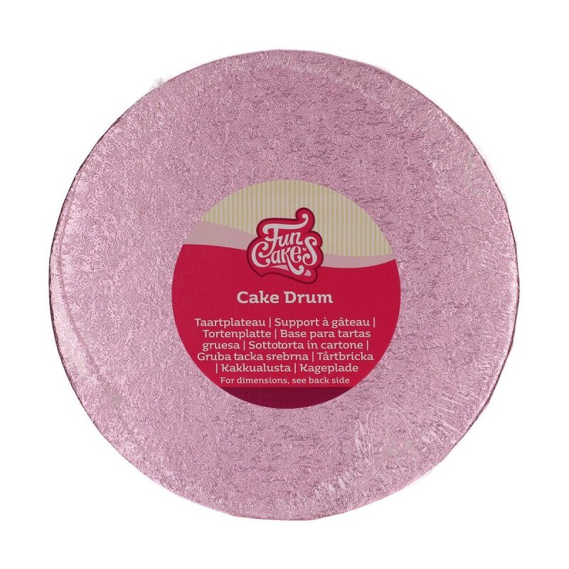 FunCakes - Tortenplatte rund Pink 20 cm