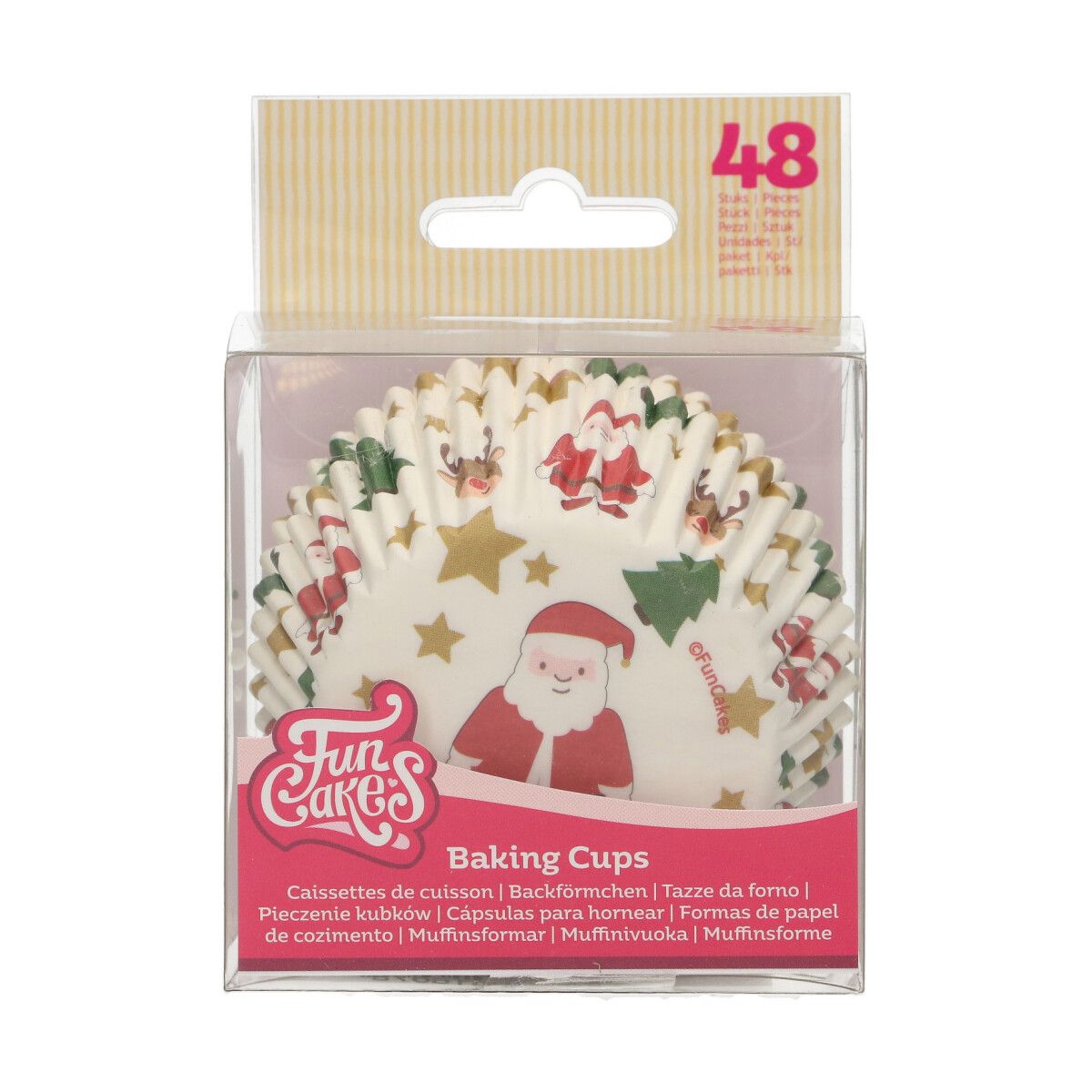 FunCakes - Muffinförmchen Weihnachten 48er-Pack