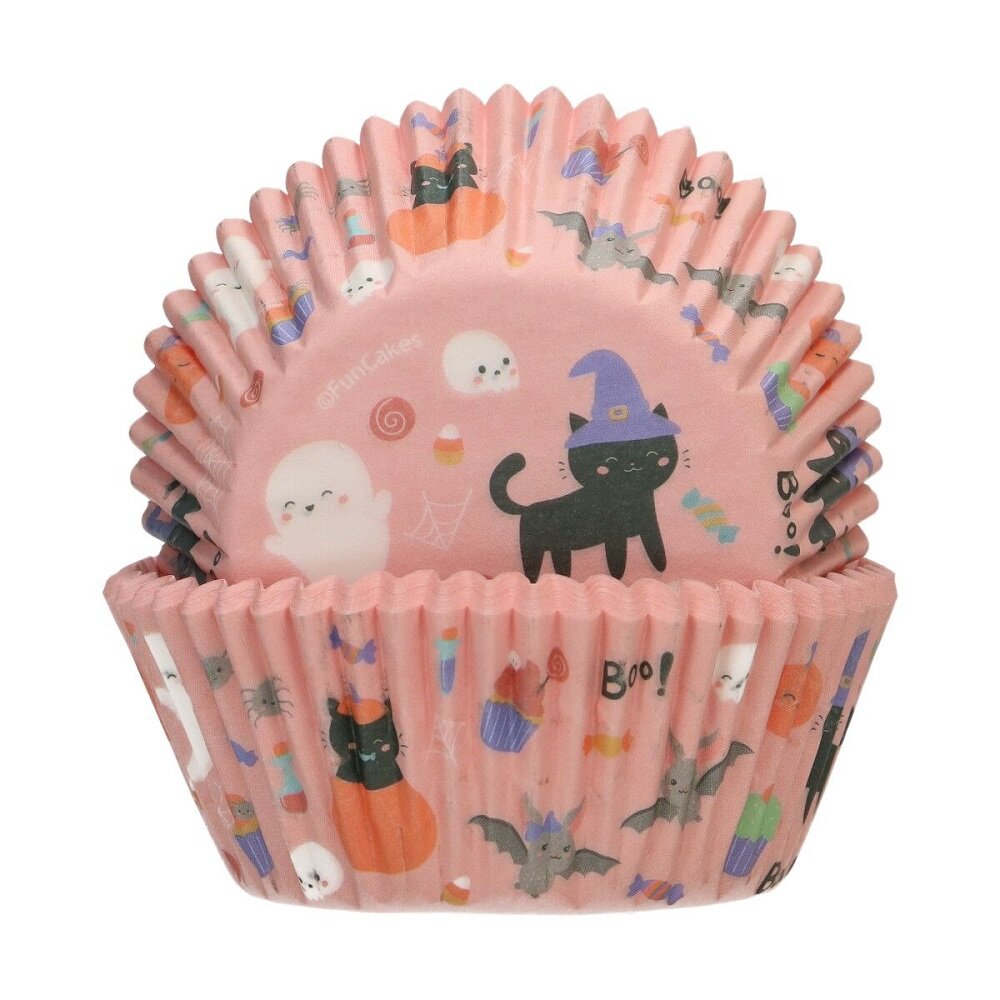 FunCakes - Muffinförmchen Cute Halloween 48er-Pack