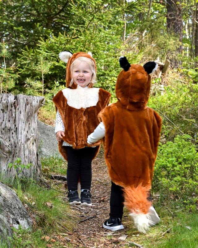 Fuchs Baby Cape Kostüm 1-4 Jahre