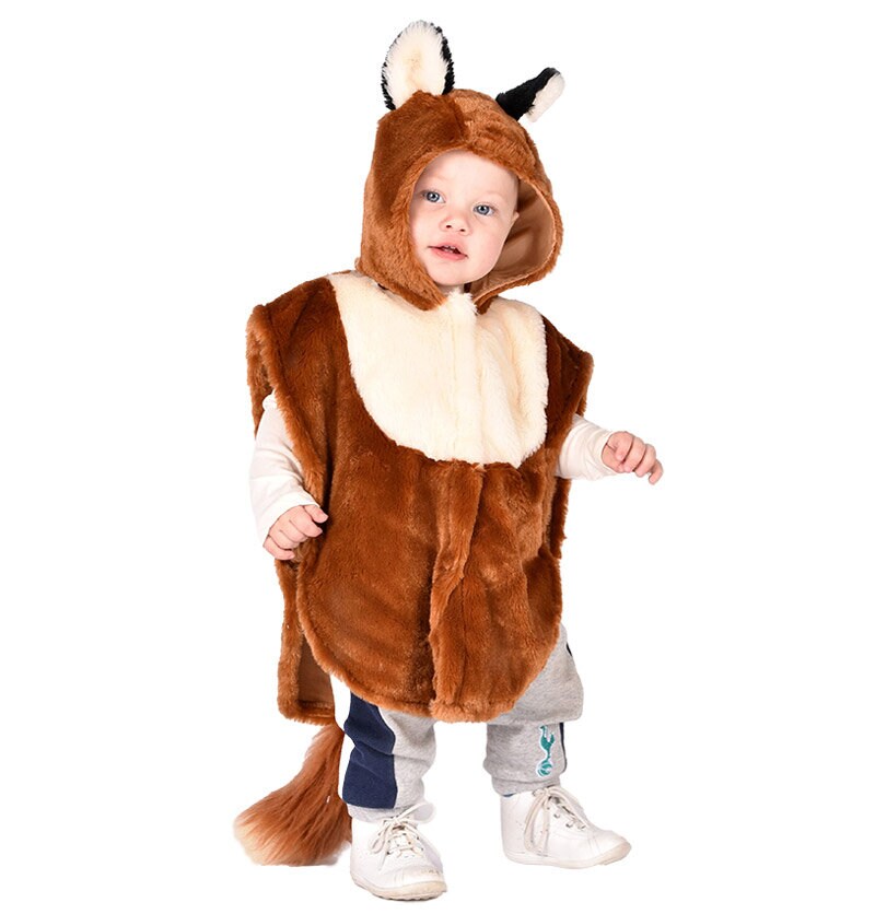 Fuchs Baby Cape Kostüm 1-4 Jahre