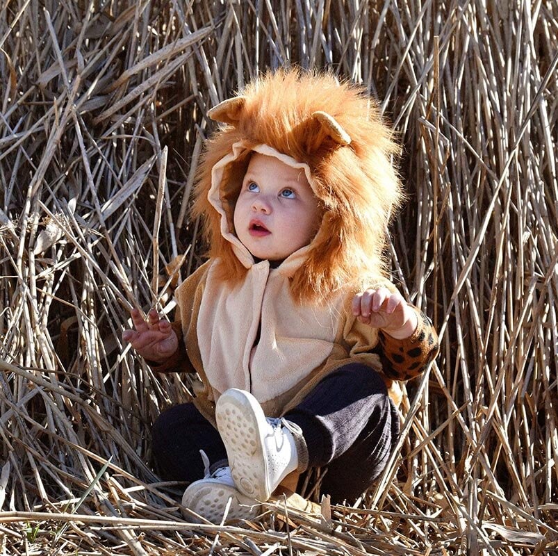 Löwe Babyumhang Kinderkostüm 1-4 Jahre