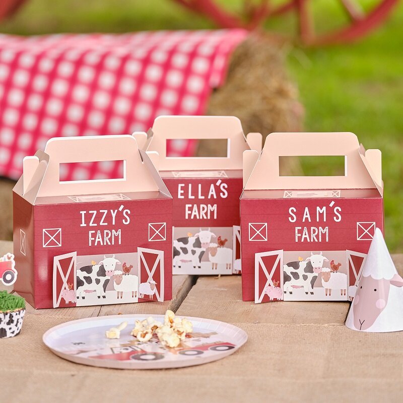 Bauernhoftiere - Geschenkboxen 5er-Pack
