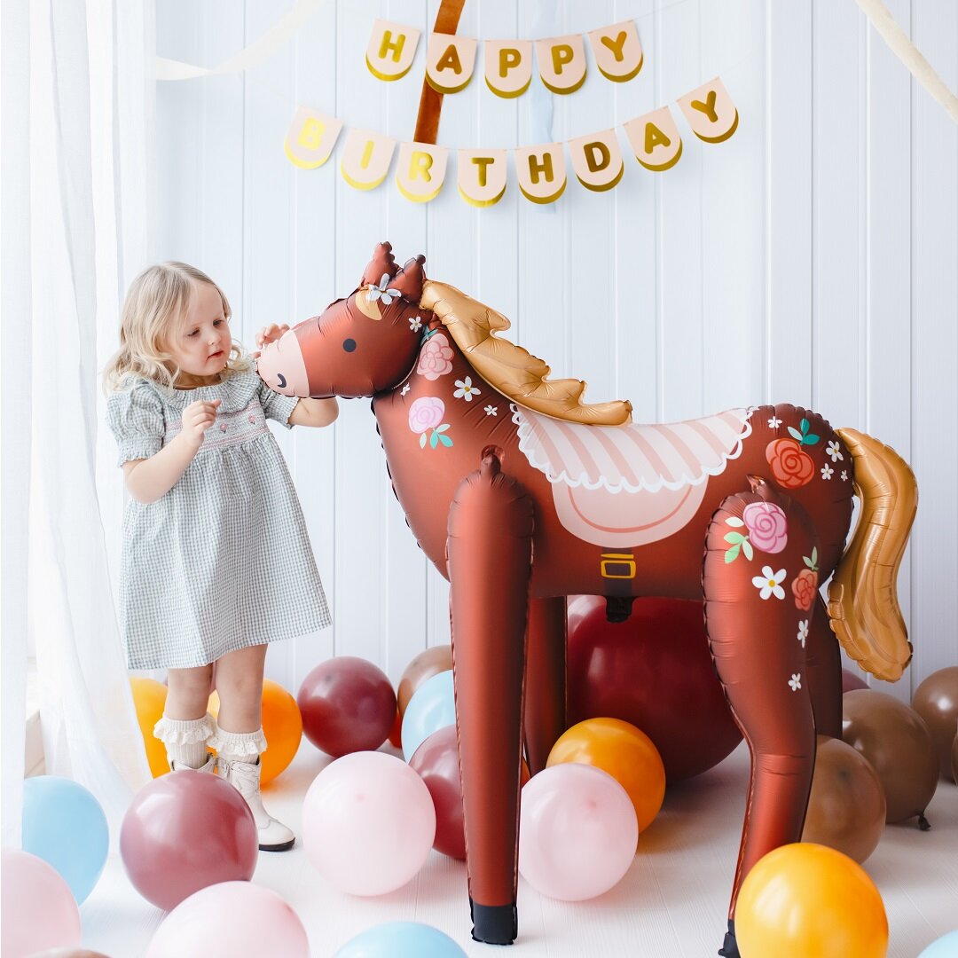 Folienballon Pferd 126 x 110 cm