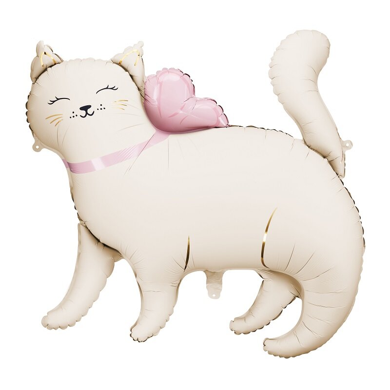 Folienballon Süße Katze 83 x 77 cm