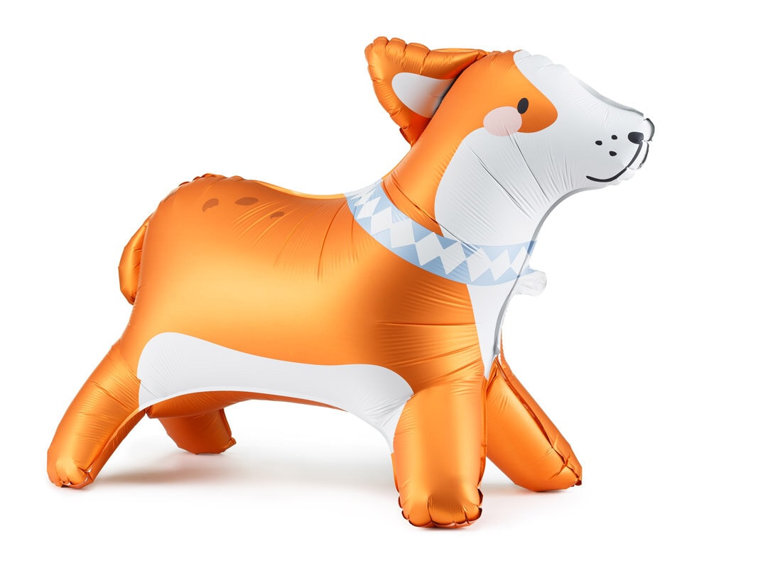 Stehender Folienballon Corgi, 88 cm