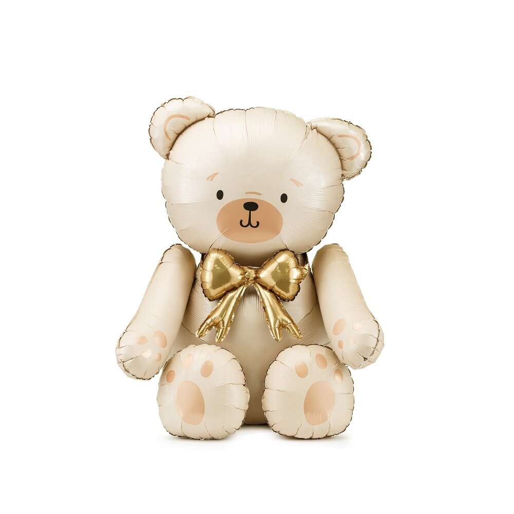 Sitzender Teddybär-Folienballon 84 cm