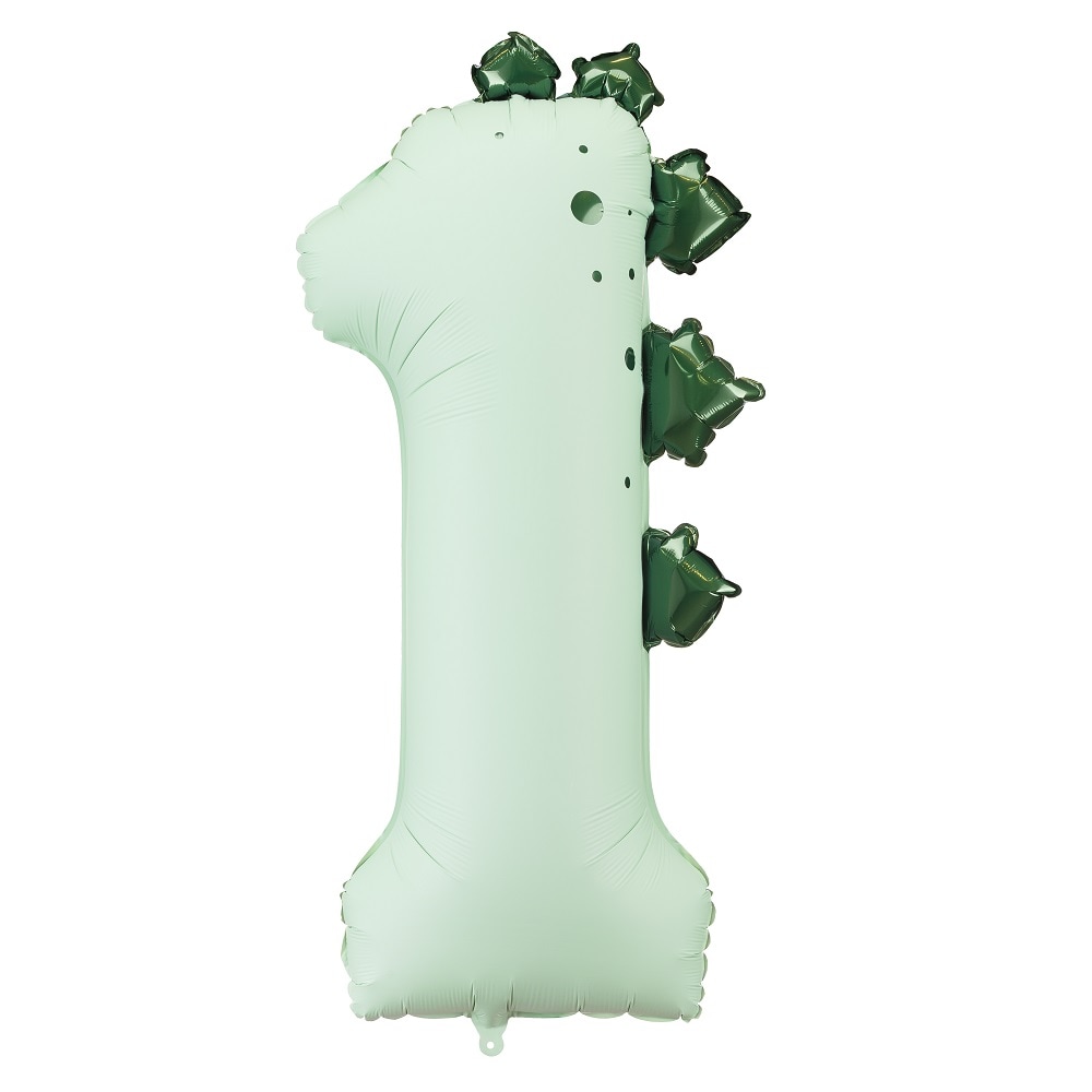 Dinosaurier Zahlenballon 1 (92 cm)