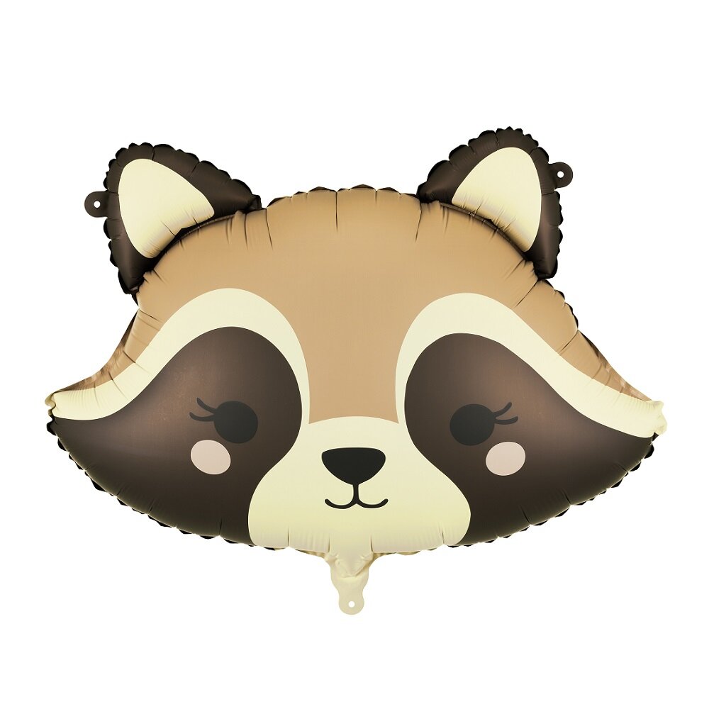 Folienballon Waschbär 59 cm