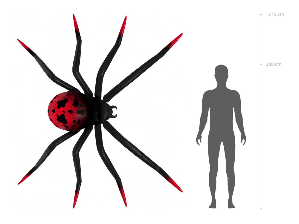 Folienballon Spinne XXL 275 cm
